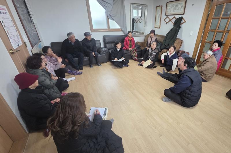 완주군 소양면 찾아가는 마을 소통 간담회