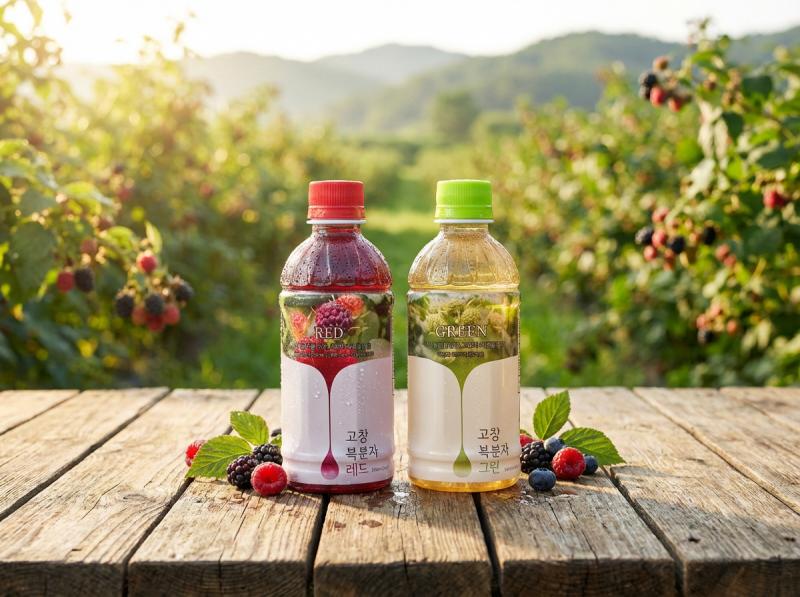 고창식품산업연구원, 첫 자체제품 ‘고창복분자 그린·레드’ 출시와 동시에 판로 확보