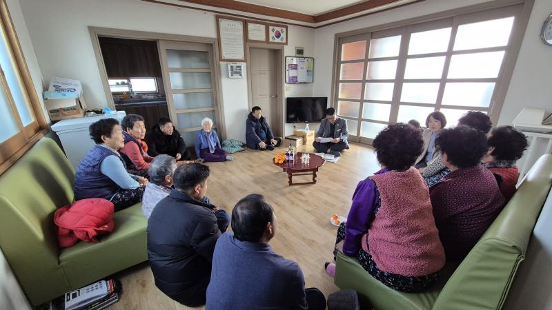 고창 부안면, 주민과 소통하는 좌담회
