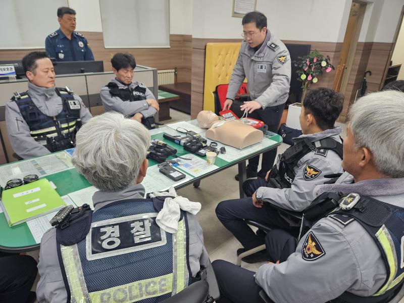  장수경찰서, 자동심장충격기(AED) 점검