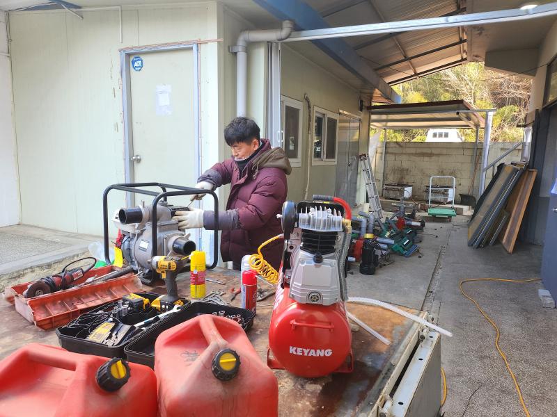 완주군, 농번기 대비 양수기 점검 ‘영농 지원 강화’