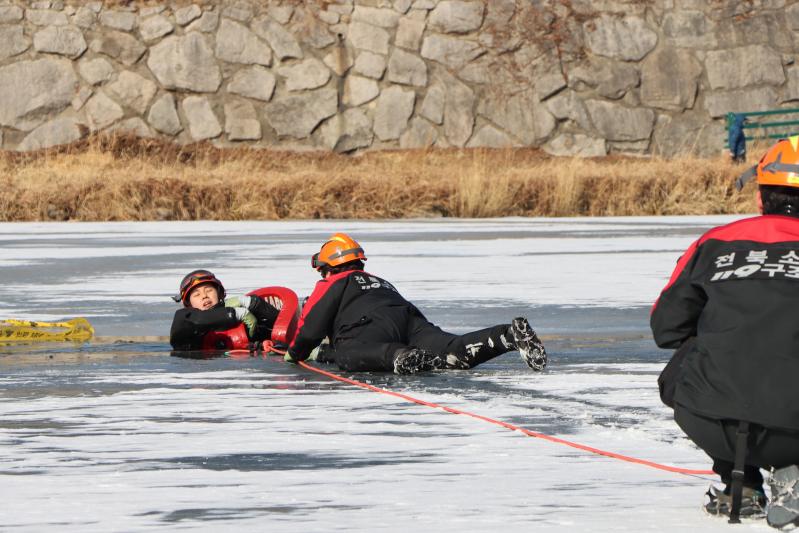 무주소방서 수난사고 인명구조 훈련