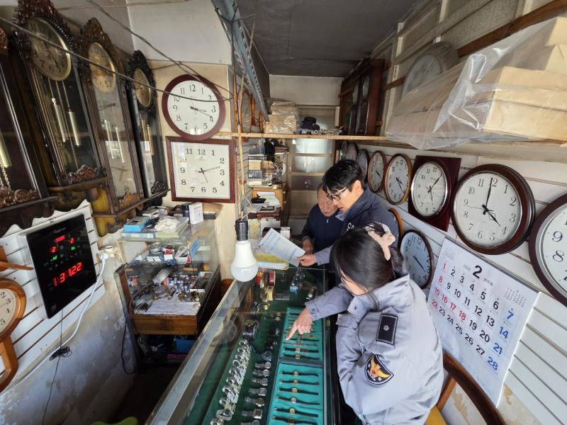 장수경찰서, 금은방 대상 절도 예방활동 강화