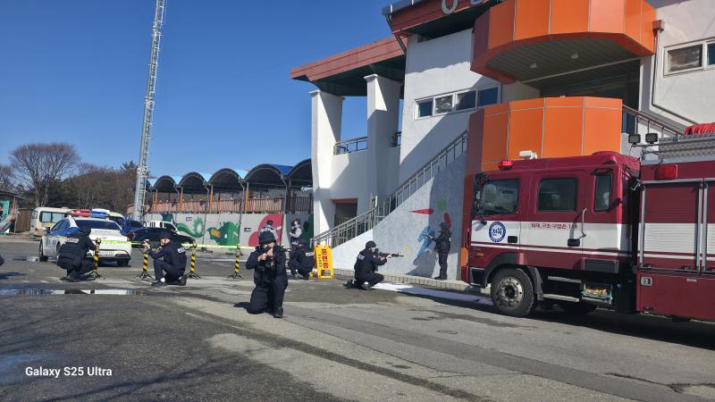 장수경찰서, 폭발물 테러 대응 FTX 훈련