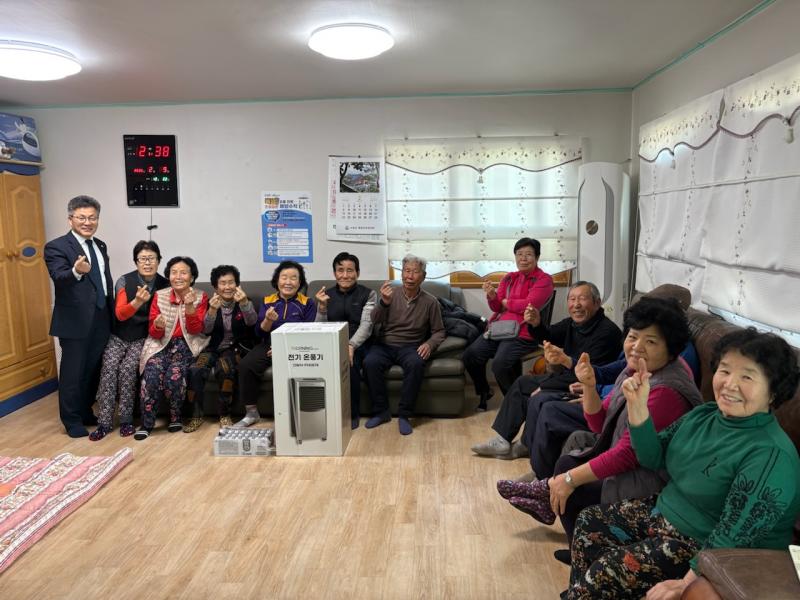 고창 아산면, 설 명절 맞아 관내 경로당 방문