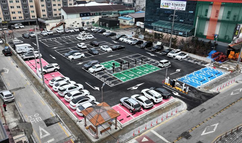 부안군, 터미널 인근 공영주차장 125면 조성…3월 초까지 무료 시범 운영