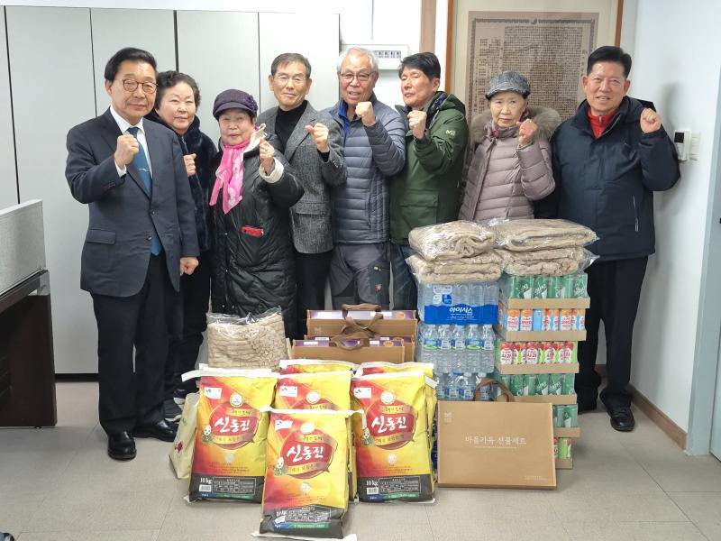 양영두 사선문화제 위원장, 애국지사 독립운동가 후손에 설 명절 위문성품 전달