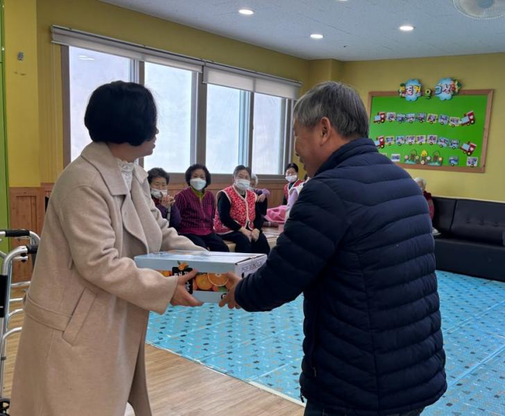 덕치면, 설 명절 앞두고 어르신 돌봄 현장 소통