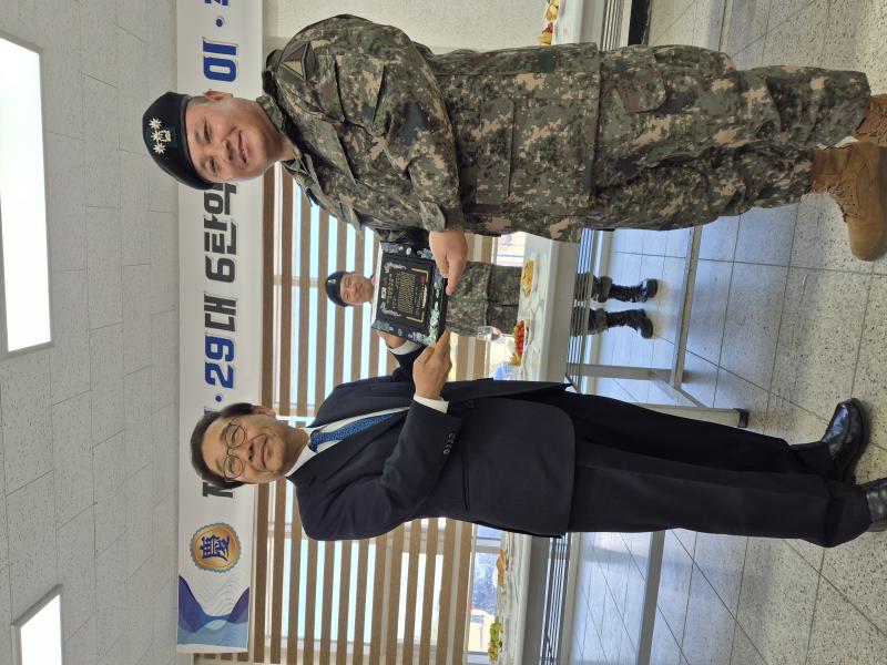  양영두 사선문화제 위원장, 이남구 대령에 소충·사선문화상 공로감사패 수여