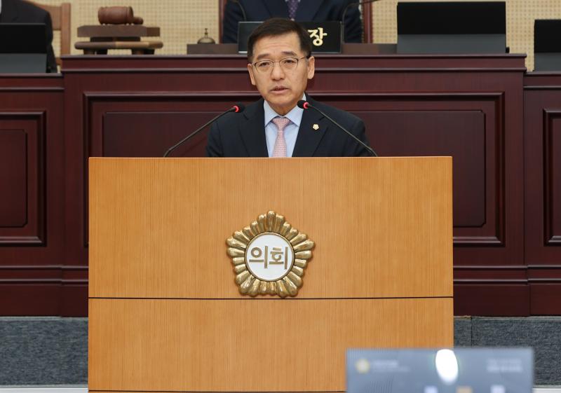 고창군의회 이경신 의원, '안전한 교통환경 조성으로 교통복지 사각지대 해소'5분 자유발언