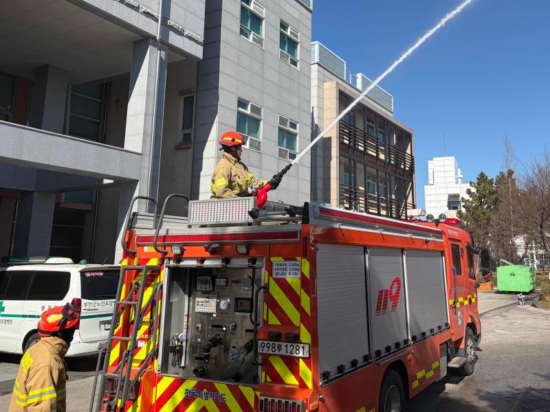 부안소방서, 부안군노인요양병원 합동소방훈련 실시
