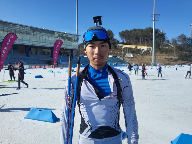 김형균, 동계체전 바이애슬론 금메달