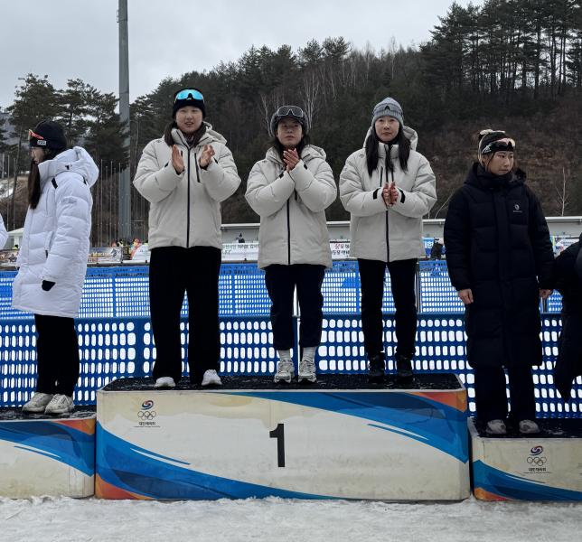 전북 원스포츠단, 바이애슬론 여자일반부 계주 8년 만 금메달