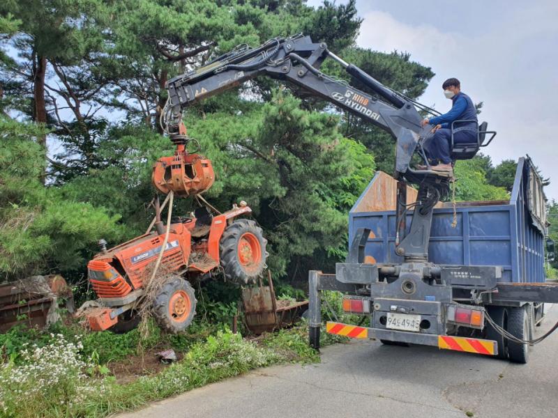 임실군, 폐농기계 처리지원사업 추진