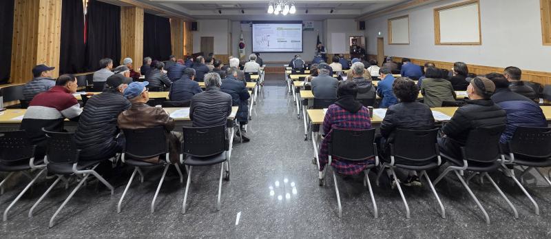 장계농협, 고품질 사과생산 위한 농가 교육 
