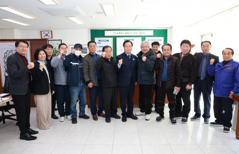 유희태 완주군수, 운수종사자 10여명과 소통 간담회 개최