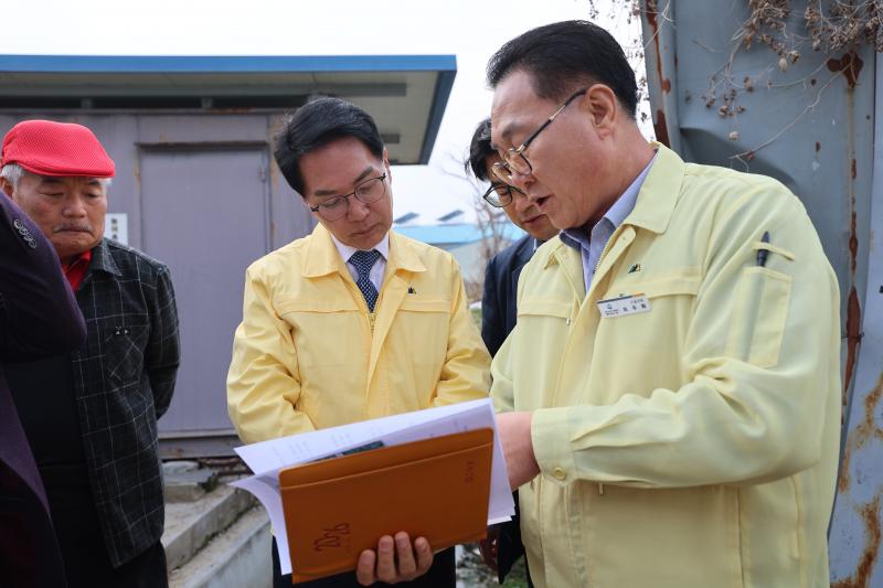 고창군, 주민 숙원 해결·김치산업 기반 강화 현장 점검