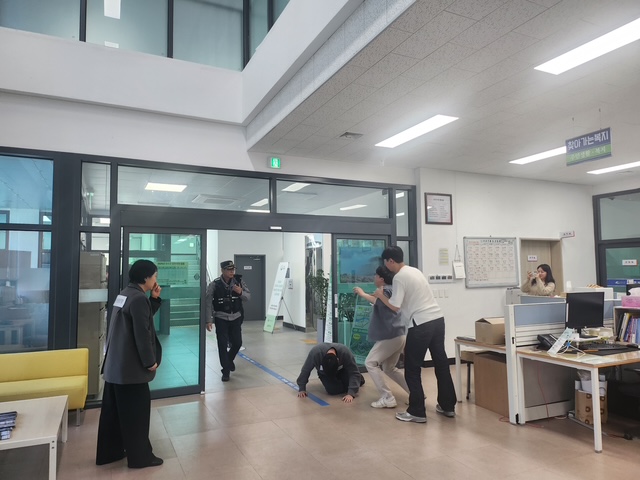 장수 계남면, 특이민원 대응 합동 모의훈련 