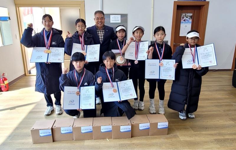 장수초 소프트테니스부, 단식 우승·준우승 쾌거