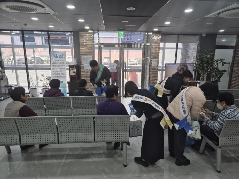 장수군, 결핵 예방 캠페인 실시…군민 인식 제고 나서