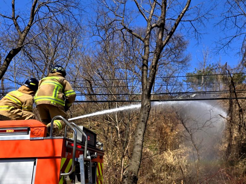  무주소방서 산불 방지 특별경계근무