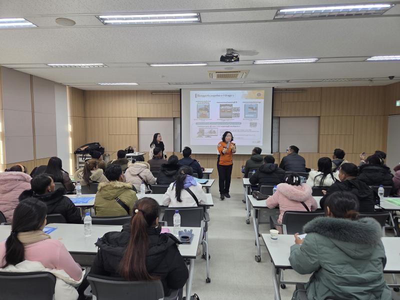 장수소방서, 외국인 계절근로자 소방안전교육 전개