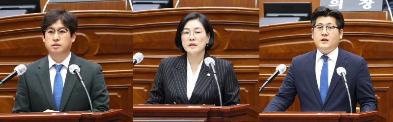 전주시의회 5분 발언...다양한 정책 대안 제시