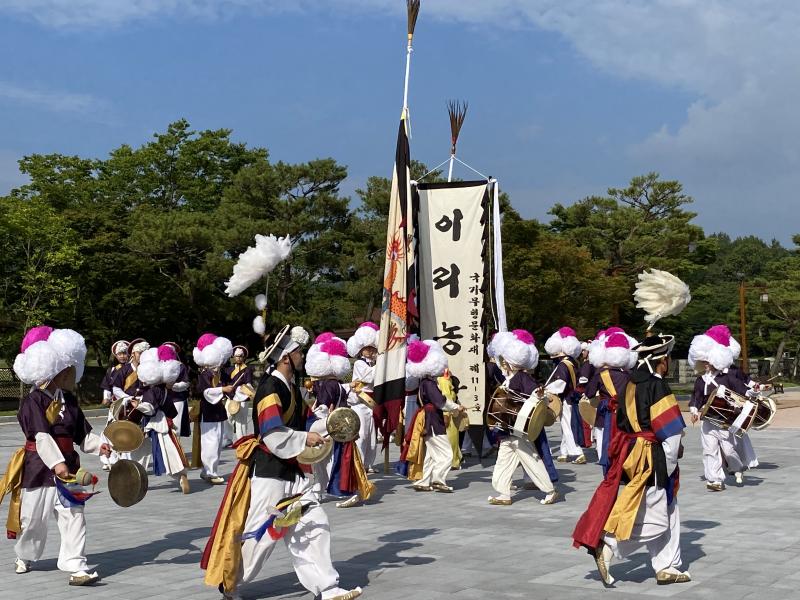  익산 백제왕궁서 신명 나는 농악 대향연