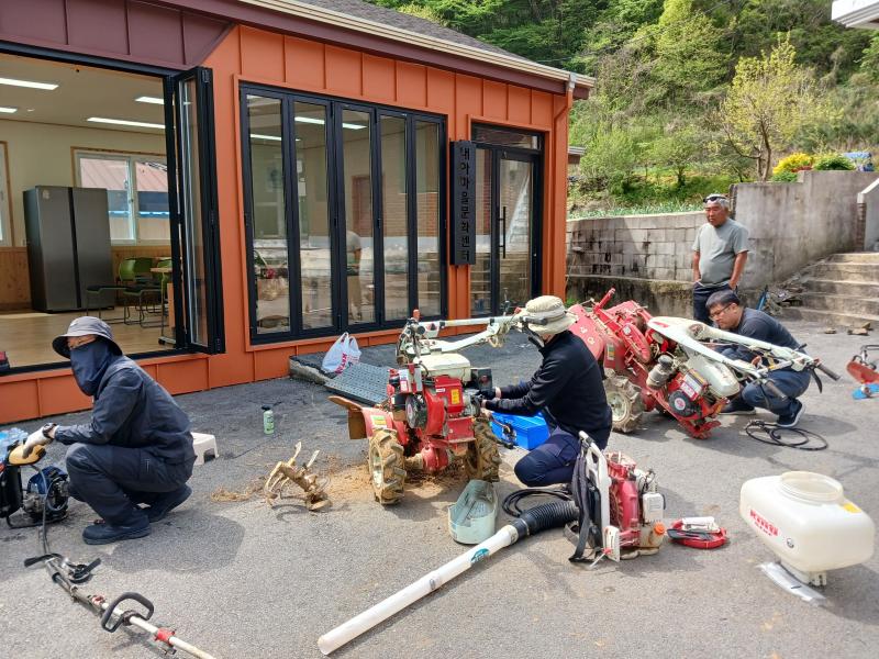 완주군, 상관면 내아마을서 ‘농기계 무상 수리’