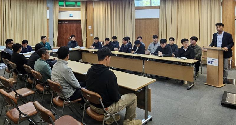 한국농어촌공사 무진장지사, 건설현장 안전관리 5대 핵심과제 이행 안전점검 강화