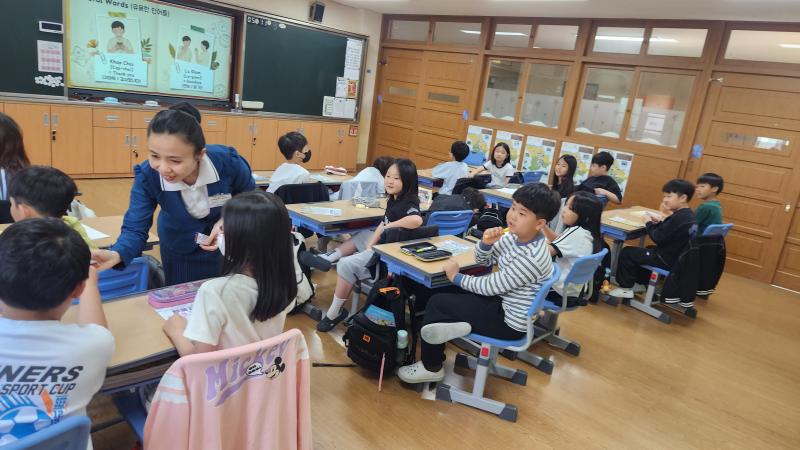 전주하가초, 라오스 교사와 함께하는‘글로벌 교실’