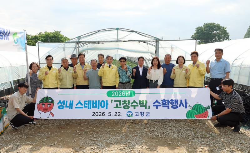 고창군, 스테비아 ‘고창수박’ 수확행사