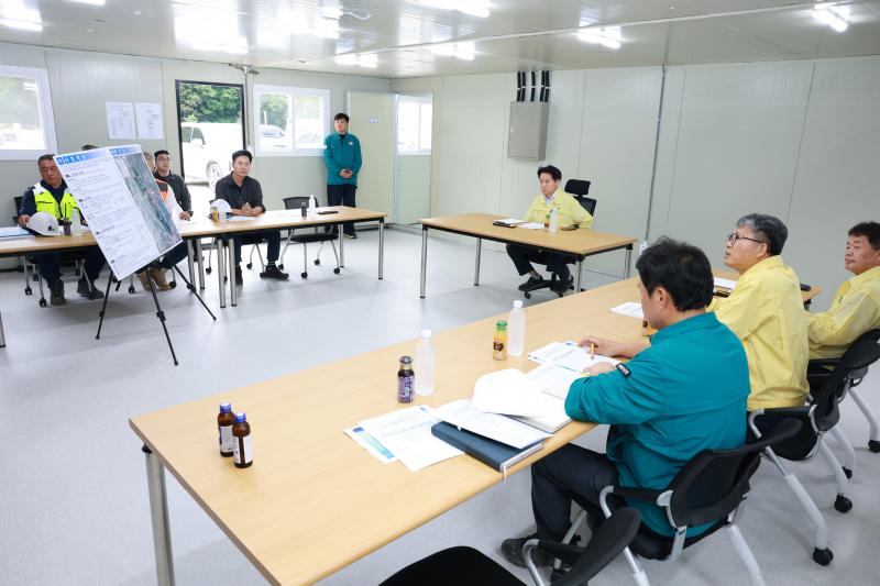 완주군, 재해복구사업장 안전 점검