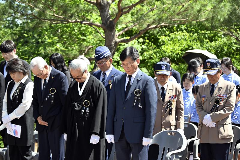 장수군, 제71회 현충일 추념행사