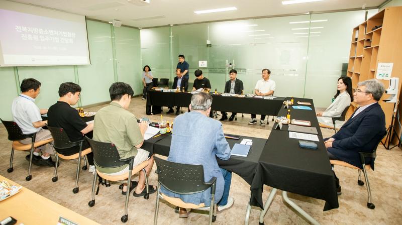 전북중기청, 창업보육센터 입주기업 현장소통 나서