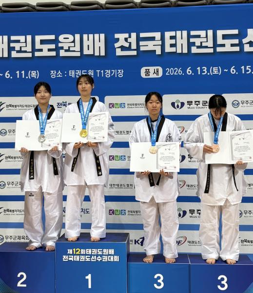 전주스포츠클럽, 태권도원배 전국대회 활약 