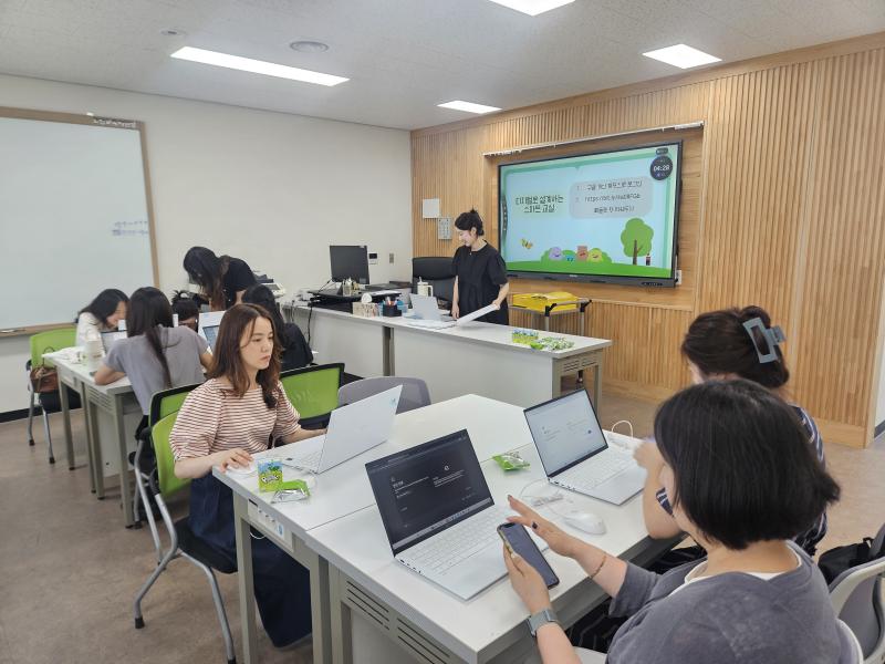고창교육지원청, 영유아교육기관 디지털 교실 연수