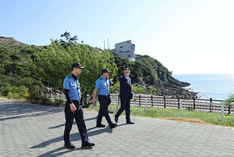김승원 부안해양경찰서장, 비지정 해변 현장 점검 실시
