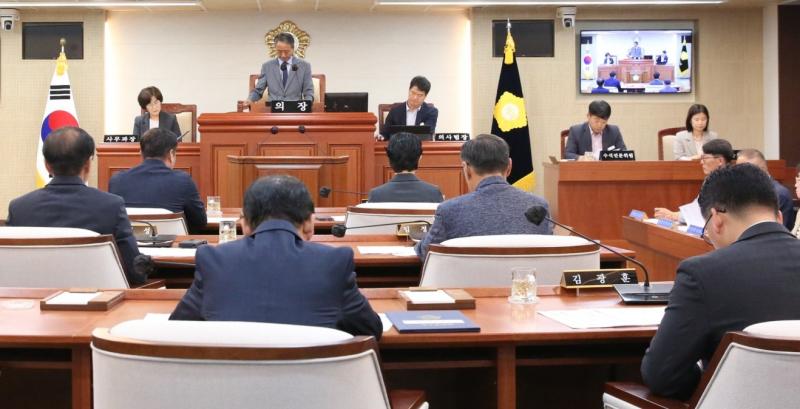 장수군의회 제387회 제1차 정례회 개회