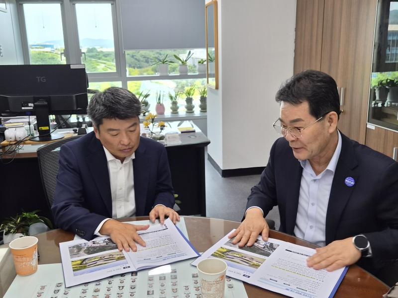 권익현 부안군수, 기획예산처 방문 2027년 국가예산 확보 총력 