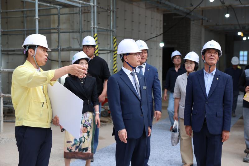 고창군, 고창군립미술관 건립 공정률 50% 순항