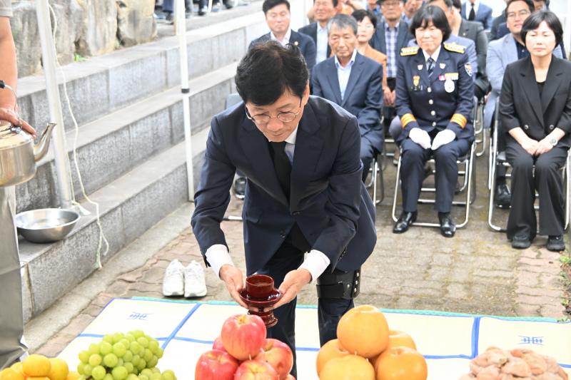장수군, 제40주년 9.28 향토수복전몰자 추모제 거행