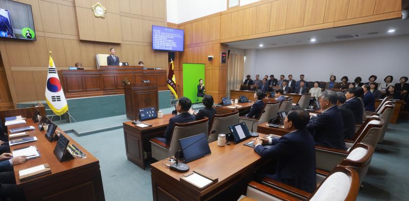 부안군의회, 제375회 임시회 개회
