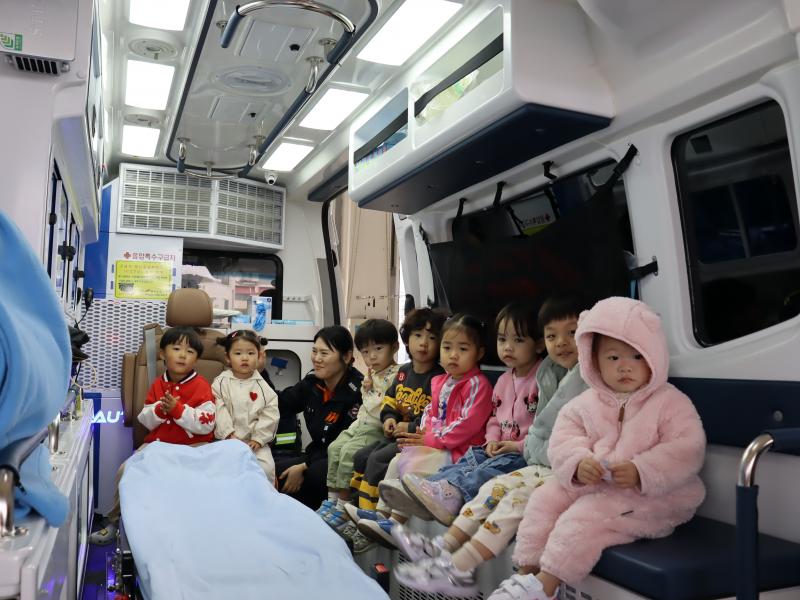 장수소방서, 장계어린이집 출동 
