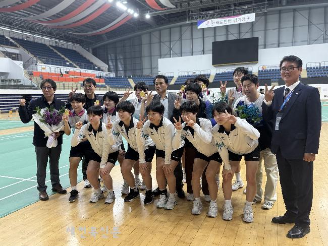 전주 성심여고 배드민턴, 전국체전 2연패   