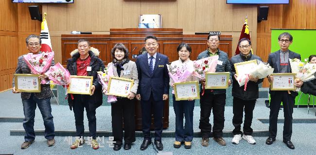 부안군의회, 의정발전 유공자 표창 수여