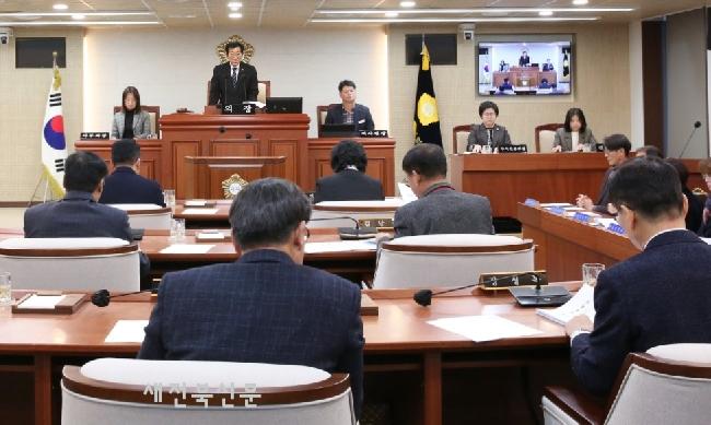 장수군의회, 제380회 제2차 정례회 폐회