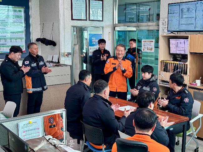 부안소방서, 2025년 찾아가는 종무식 개최